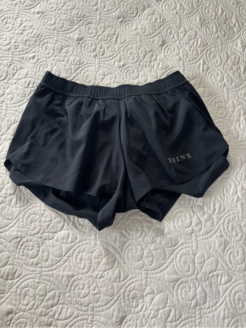 Thinx Black Athletic Running Shorts